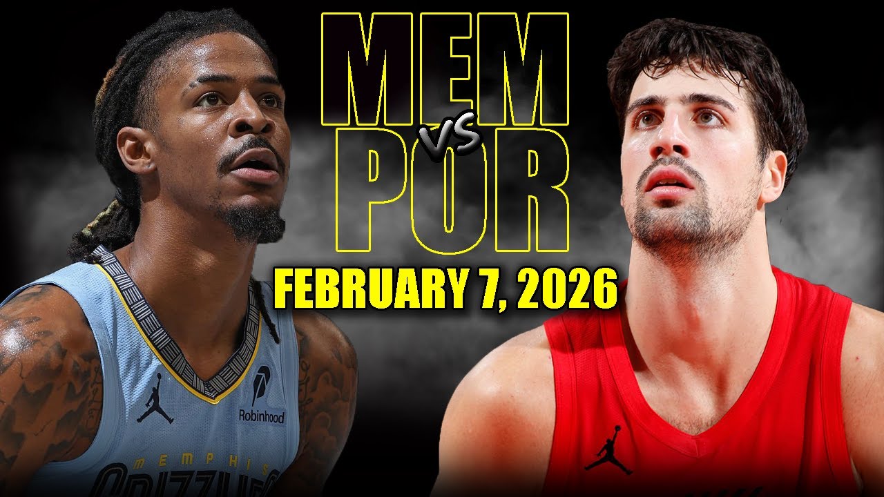 Memphis Grizzlies vs Portland Trail Blazers Full Game Highlights &ndash; February 7, 2026 | NBA Season
