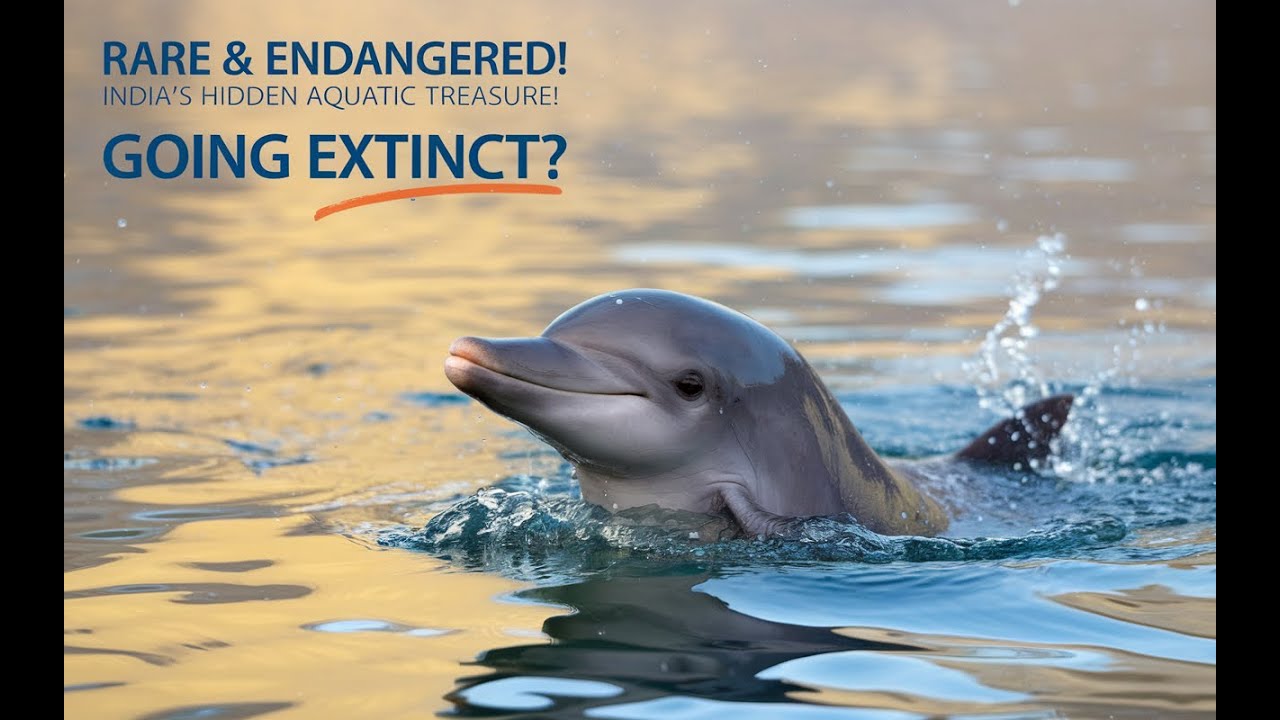 Meet the Blind SWIMMER of India, the Ganges River Dolphin!