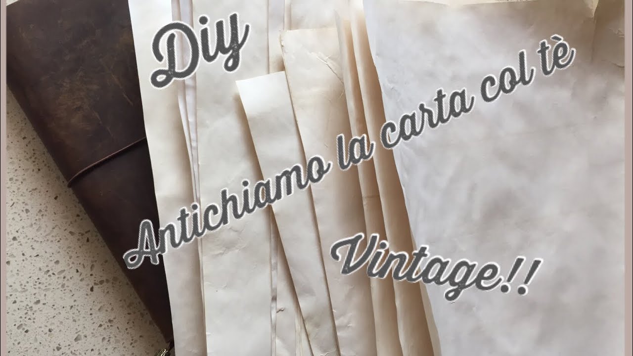 TUTORIAL/DIY | ANTICHIAMO LA CARTA COL TE E RECUPERO BUSTINE FILTRO 😍
