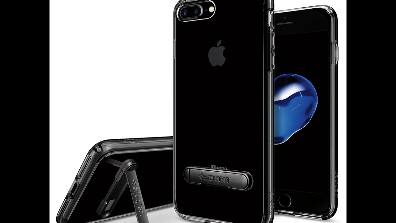 Best iPhone 7 Case  Spigen Ultra Hybrid S with Air Cushion Technology and Magnetic Metal Kickstand