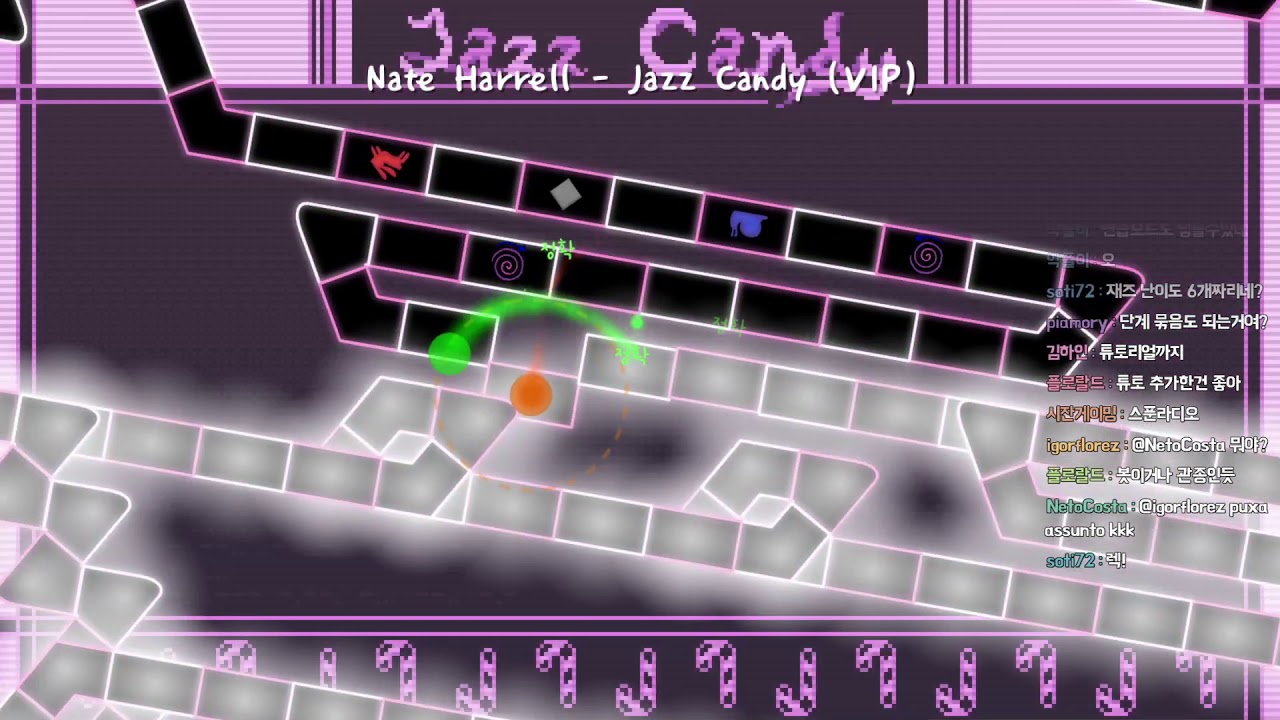 [ADOFAI Custom] Nate Harrell - Jazz Candy VIP [Map by Kin & Rikri]