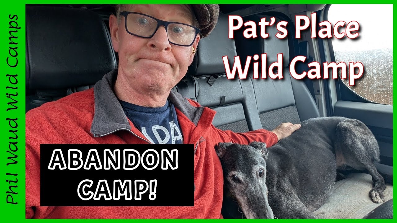 Pat's Place Wild Camp with Freddy the greyhound in a 3FULgear Shell 2