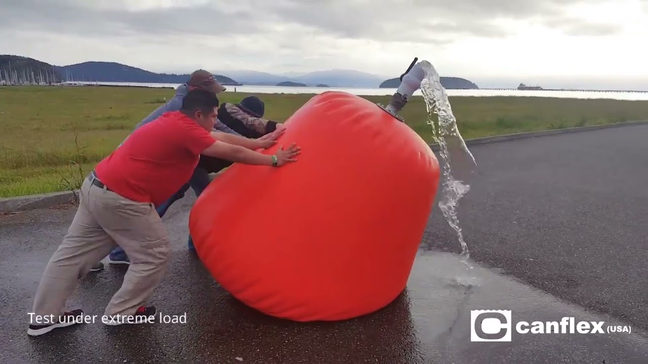 Sky Flex - 500 gallon Heli-Liftable Bladder Stability Test