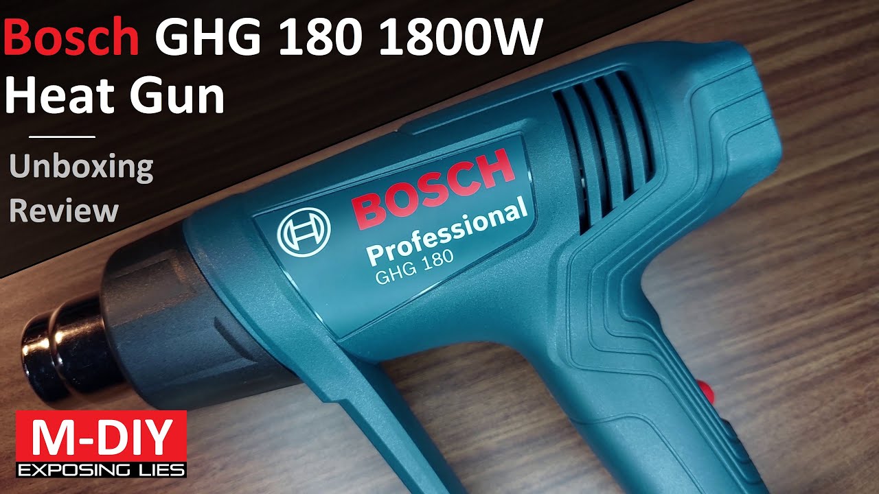Bosch GHG 180 1800W Heat Gun (Unboxing Review)