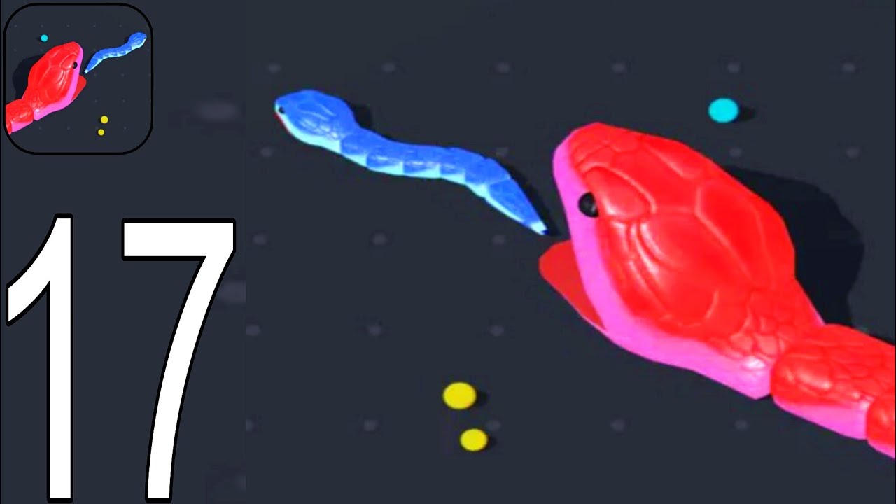 Snake Clash - Gameplay Walkthrough Part 17 Tutorial NEW Mobile Game (Android,ios)