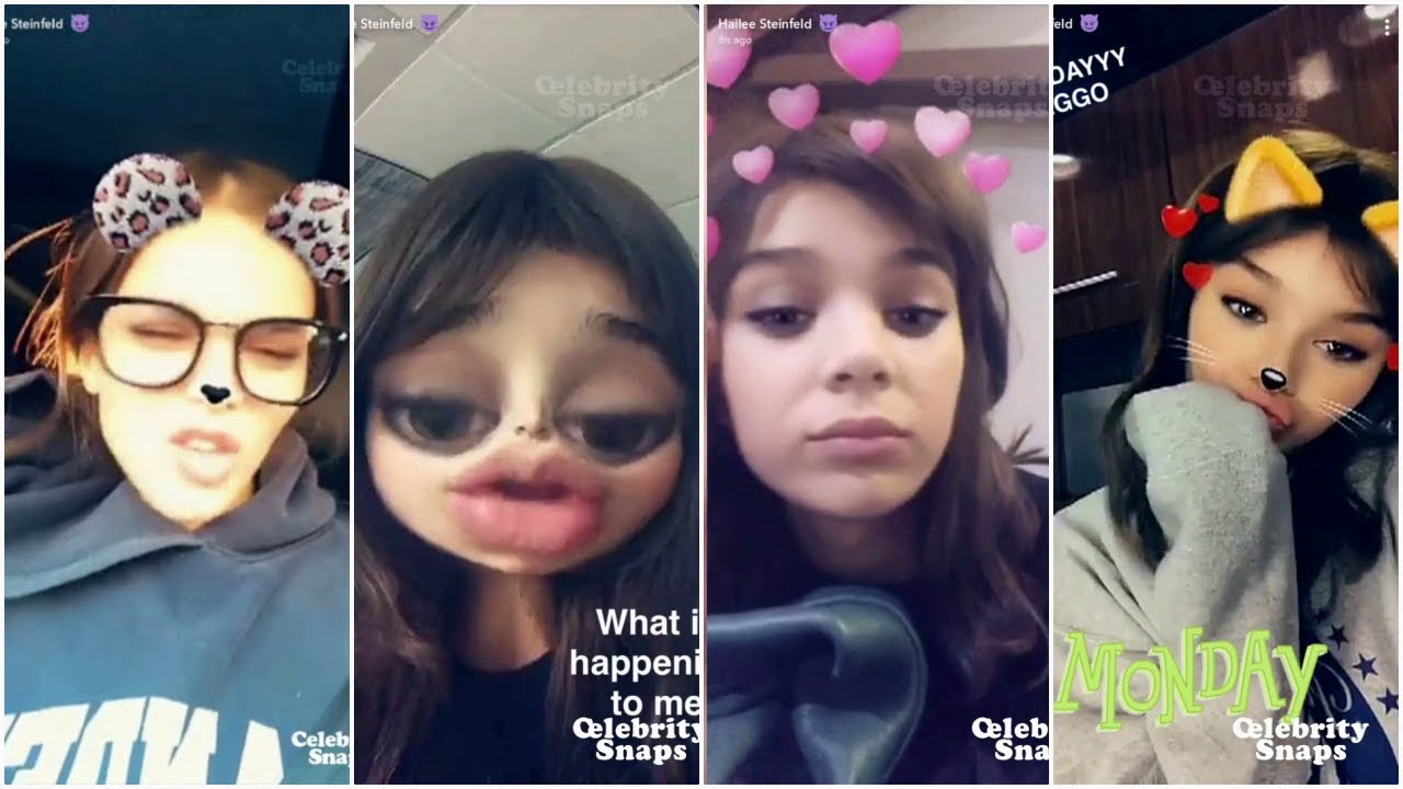 Hailee Steinfeld Snapchat Stories | October 2017 Full |