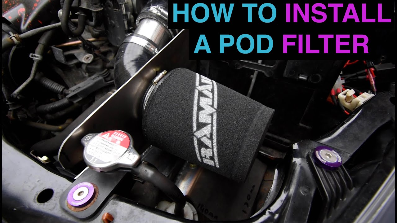 How to install a pod filter!
