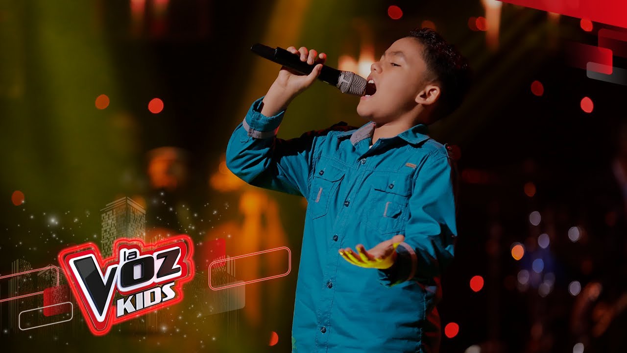 Mathias canta 'Corriente y canelo' | La Voz Kids Colombia 2022