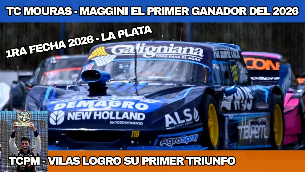 TC MOURAS Y TC PISTA MOURAS | 1RA FECHA 2026 | LA PLATA | MAGGINI Y VILAS LOS GANADORES