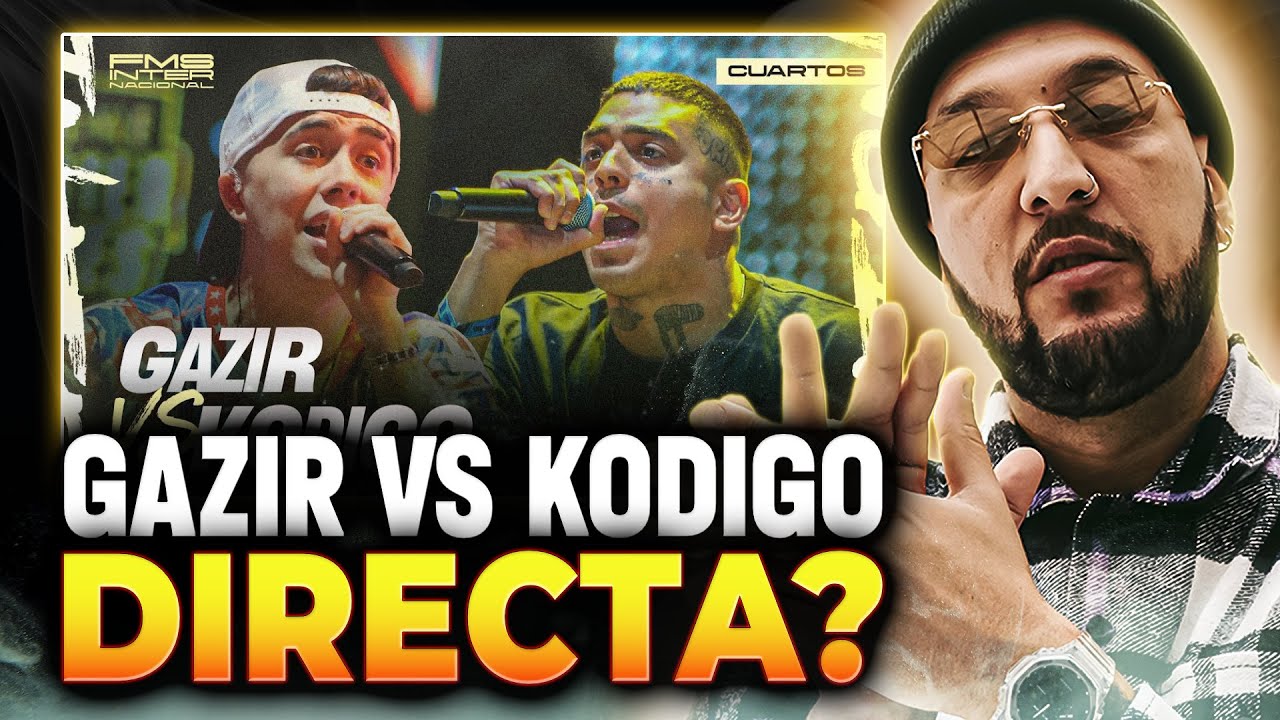 👊 ESTA SÍ ERA RÉPLICA 👊 KODIGO VS GAZIR | #FMSINTERNACIONAL