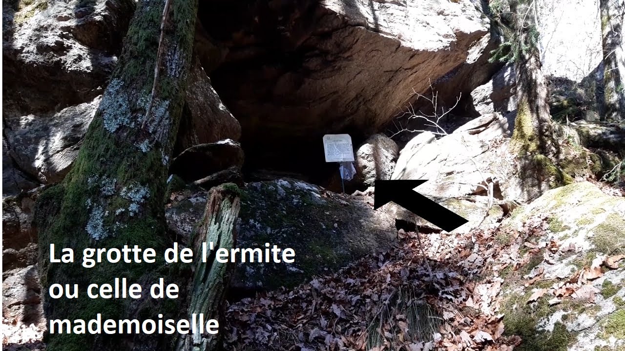 la grotte de l'ermite ou celle de mademoiselle (lac de pareloup) #grotte #legend