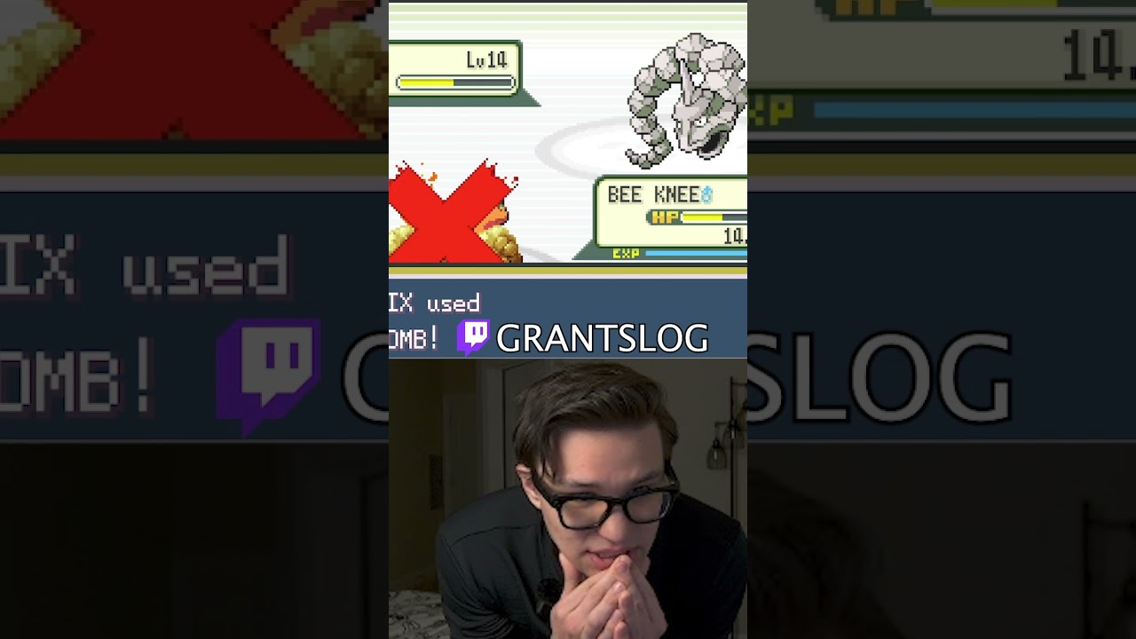 Getting killed by brock in a nuzlocke 