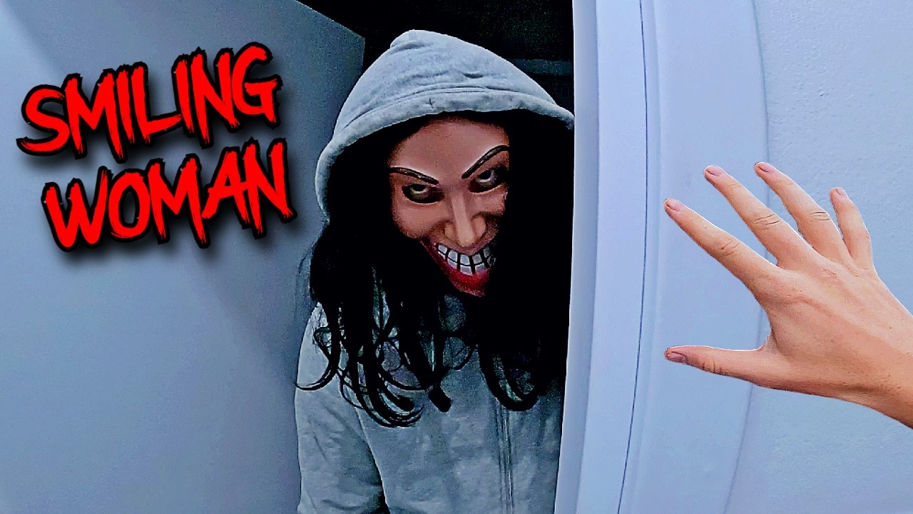 SMILING WOMAN REAL LIFE HORROR ESCAPE (PARKOUR POV)