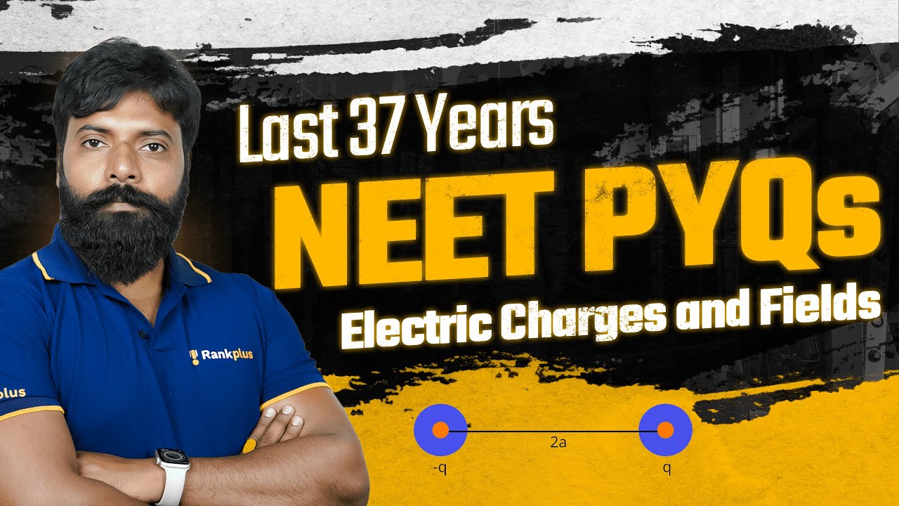 Electric Charges and Fields | Physics | NEET 37 Years PYQs (1988-2024) | Soorma Series | Manoj Sir