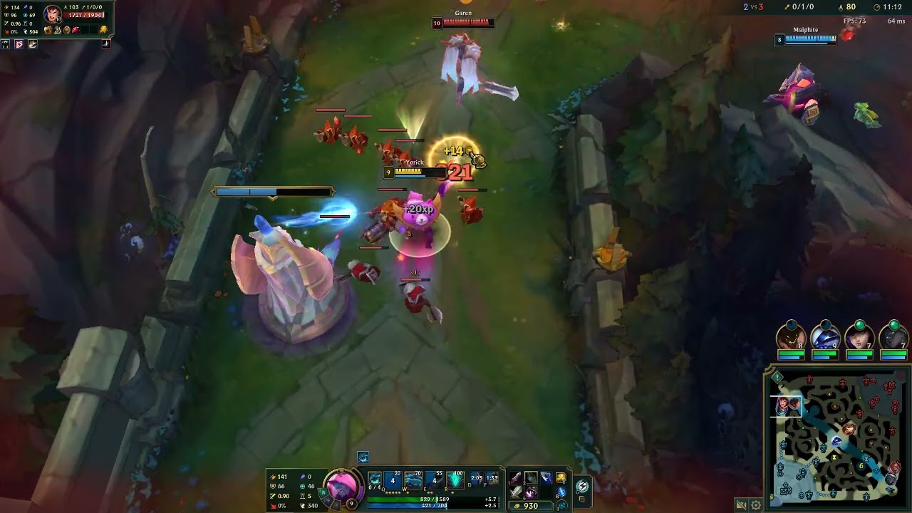 Yorick vs Garen