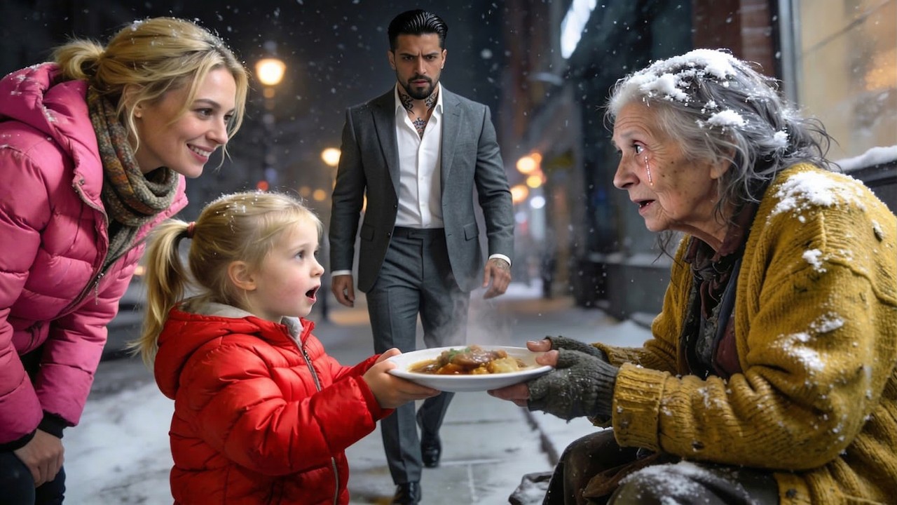 Eine vor Hunger erschöpfte Mutter und Tochter gaben ihr letztes Essen — ein Mafiaboss sah es.