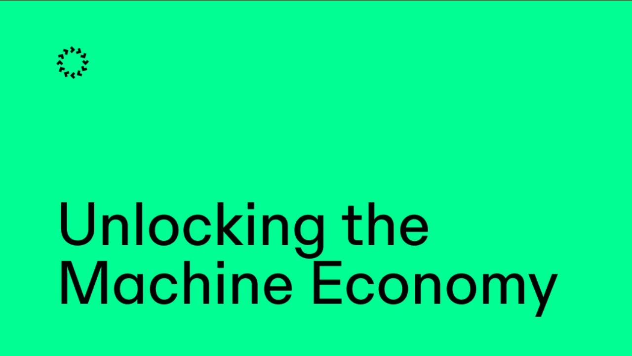 The Machine Economy Begins