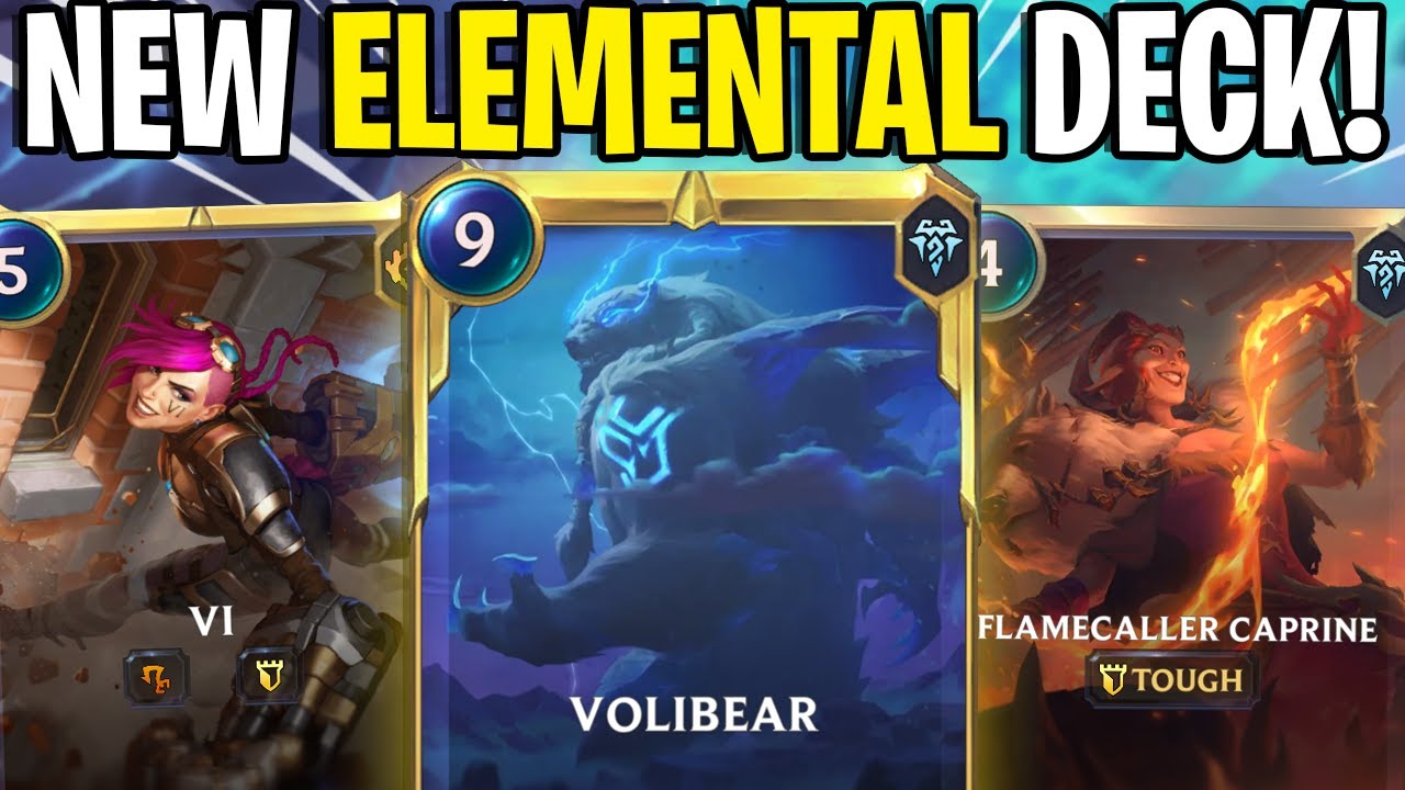 CLIMB RANKED With This Elemental Spam Deck! - Legends of Runeterra