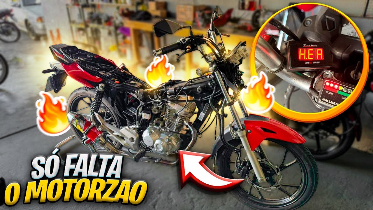 COLOQUEI A FUELTECH NANO NA FAN 160 AGORA &Eacute; S&Oacute; MONTAR O KIT 190cc DA XRE E MARCHA 🔥