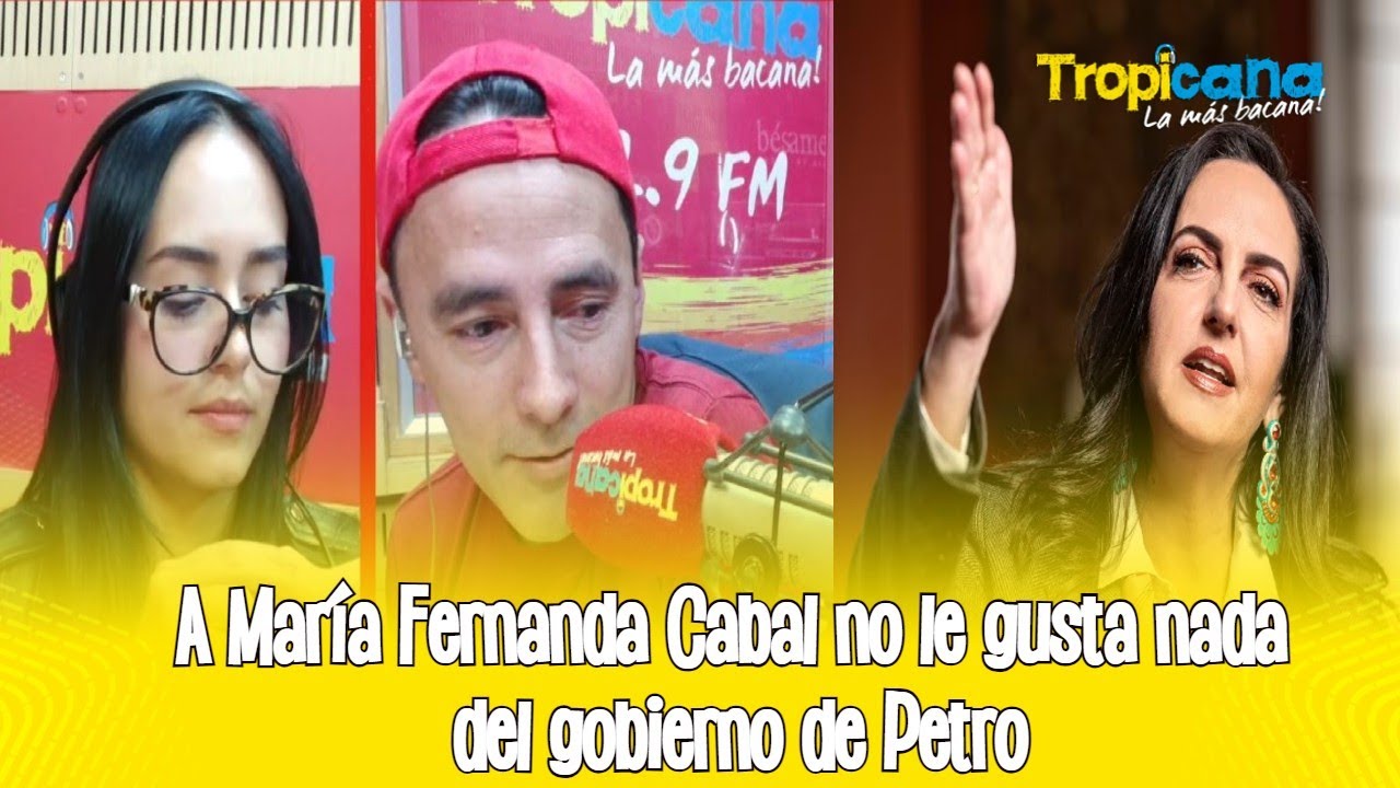 A Maria Fernanda Cabal no le gusta nada del gobierno de Gustavo Petro