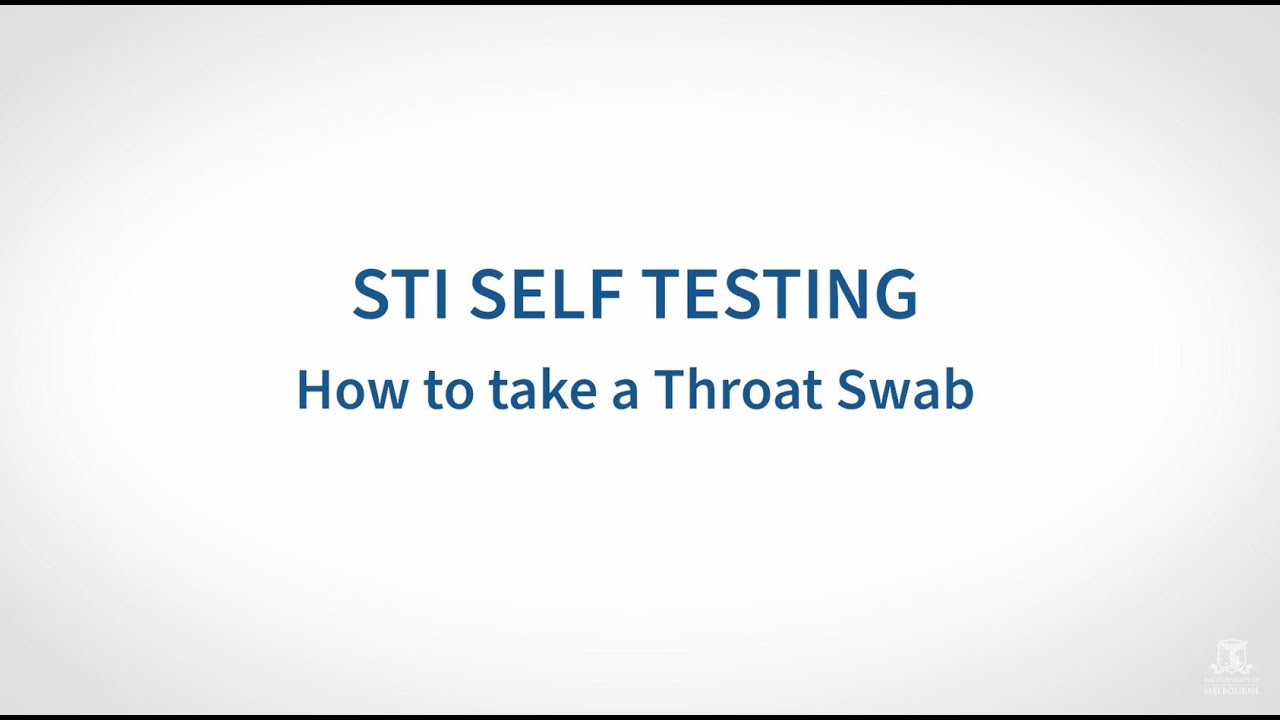 STI Self Testing Instruction Video - Throat