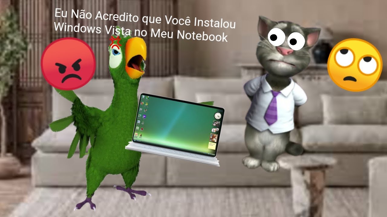 O Tom Instalou Windows Vista no Notebook do Pierre e Ficou de Castigo