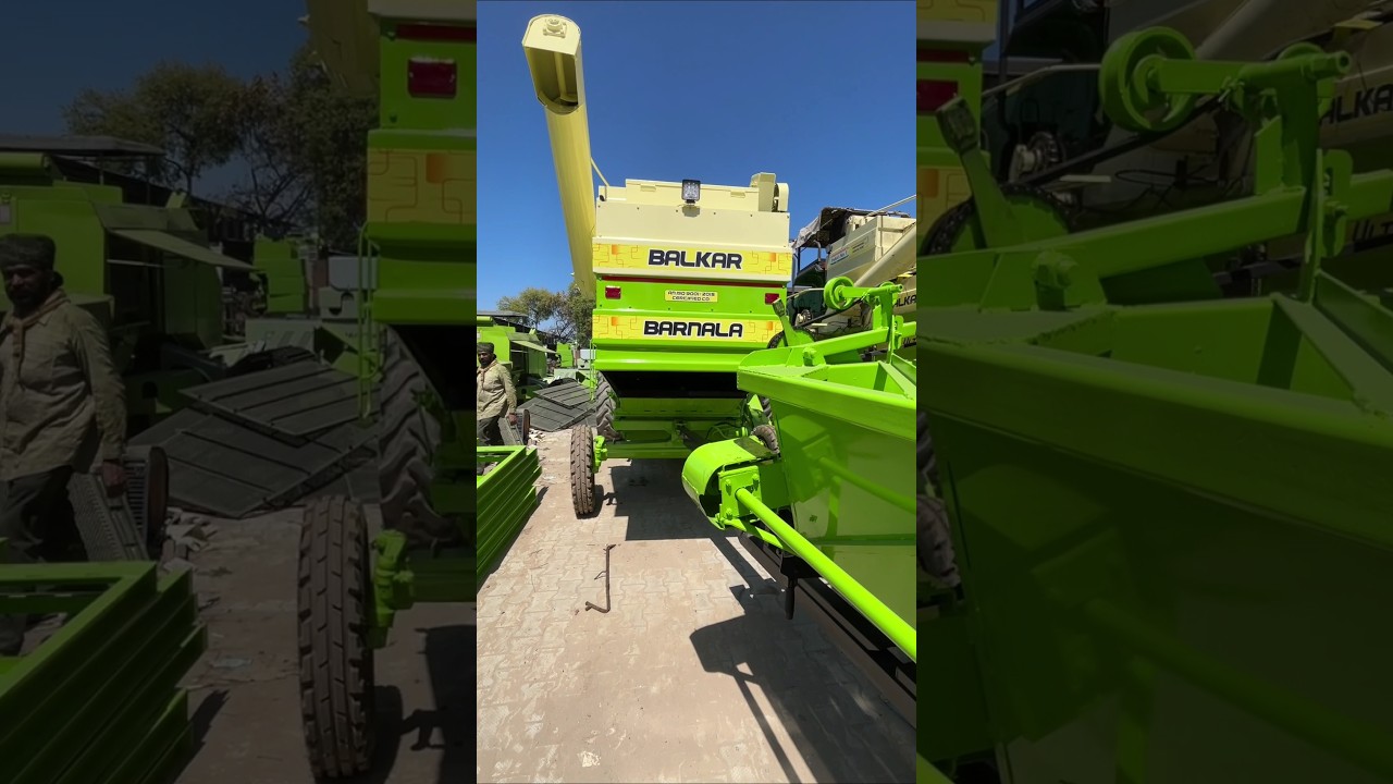Balkar Combine Harvester Barnala ☑️✅ #shorts #combineharvester #balkarcombine
