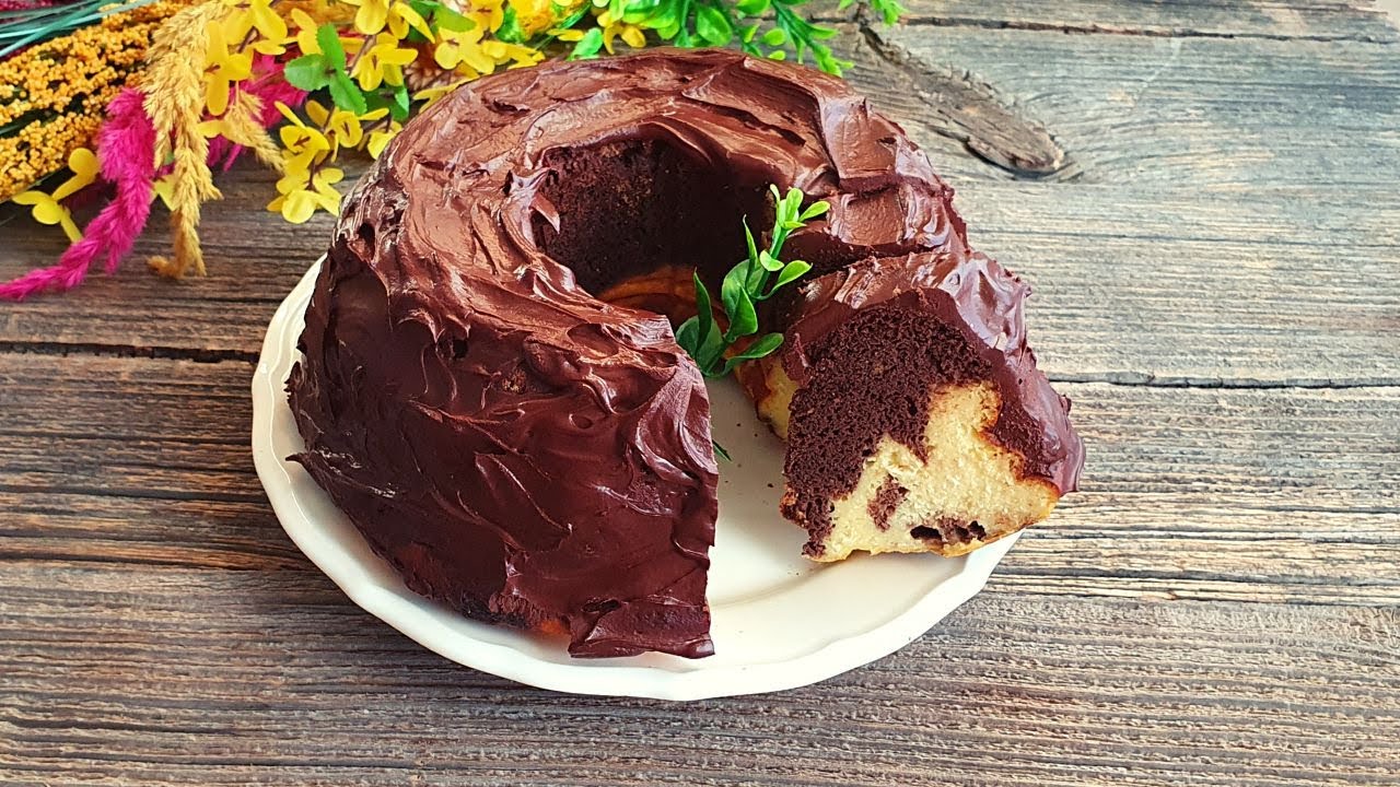 CZEKOLADOWA KETO BABKA BROWNIE Z SERNIKIEM