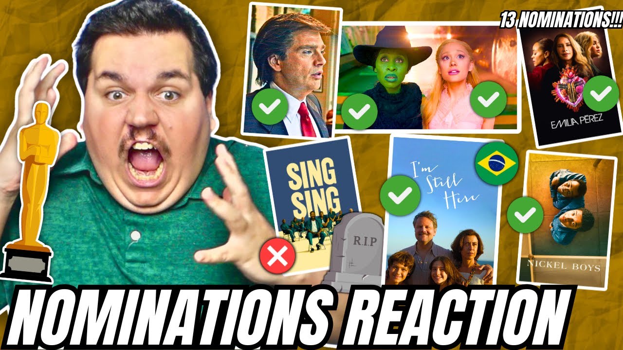 2025 Oscar Nominations REACTION (I'm Still Here SWEEPS + RIP SING SING!!!)