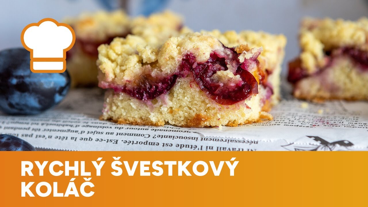 Rychlý hrnečkový švestkový koláč s máslovou drobenkou si zamilujete
