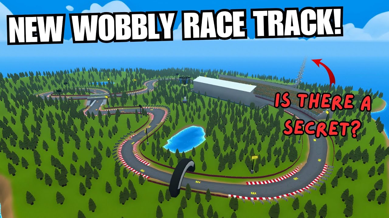 Does this road lead to a secret? NEW FORMULA RACE TRACK! Arcade Mode-Wobbly Life Holiday Update 2024