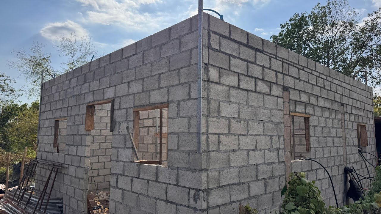 🟣Día 16  de la construcción de la NUEVA CASA de la abuelita Blanca y familia/ Donación CASA #56 🇸🇻