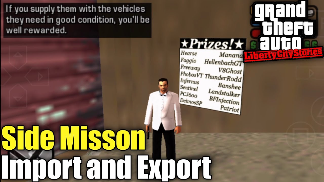 Car-azy Car Give Away - GTA Liberty City Stories Side Mission