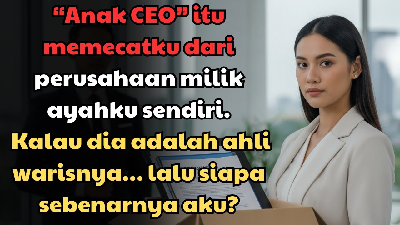 Anak CEO’ Itu Memecatku dari Perusahaan Ayahku — Kalau Dia Pewarisnya, Lalu Siapa Aku?