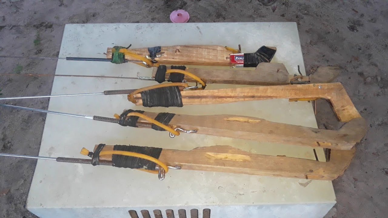como funciona o arpão caseiro que eu últilizo para pescar na beira do lago ? pesca noturna
