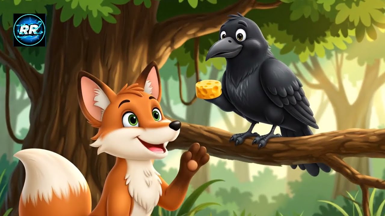 The Fox and the Crow”!“నక్క మరియు కాకి!“అవసరానికి మించిన పొగడ్తలు మోసానికి సంకేతం!# katha vibes