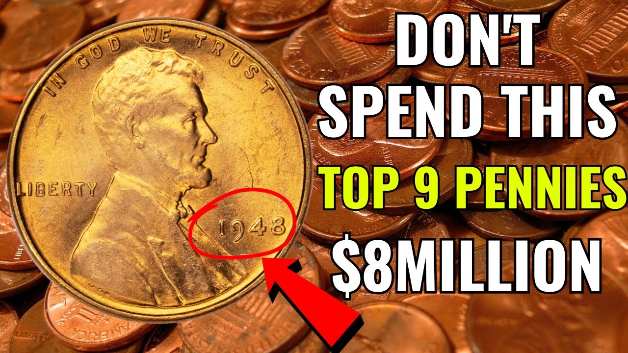 (2024) TOP 9 MOST VALUABLE LINCOLN ONE CENT PENNIES IN HISTORY! PENNIES WORTH MONEY
