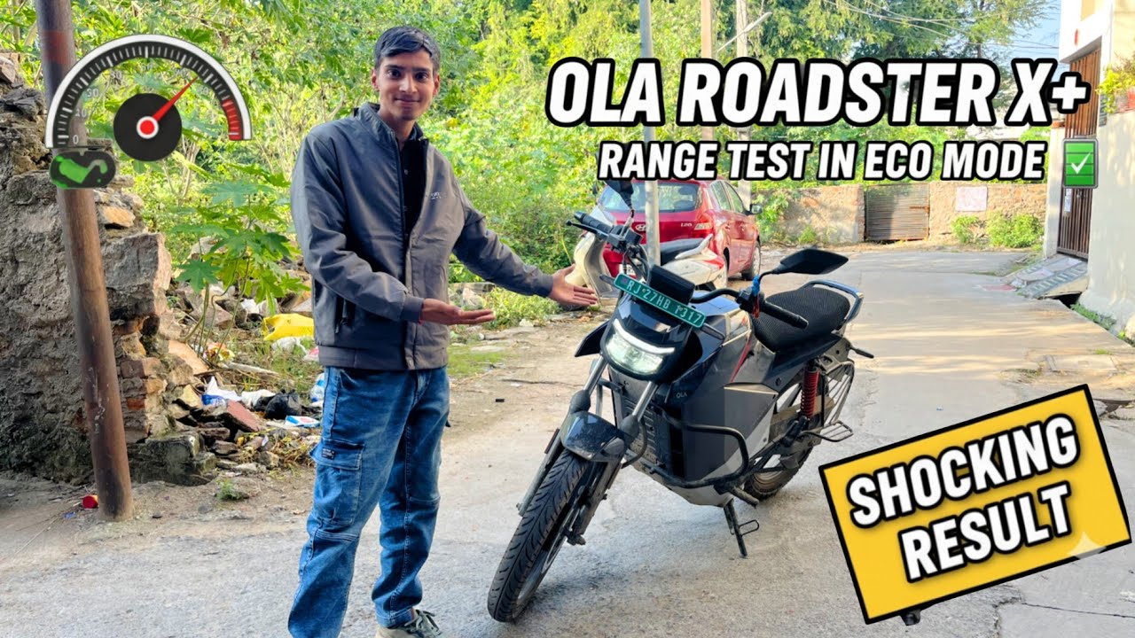 Ola Roadster X+ 4.5 Kwh Range Test In Eco Mode  Shocking Result