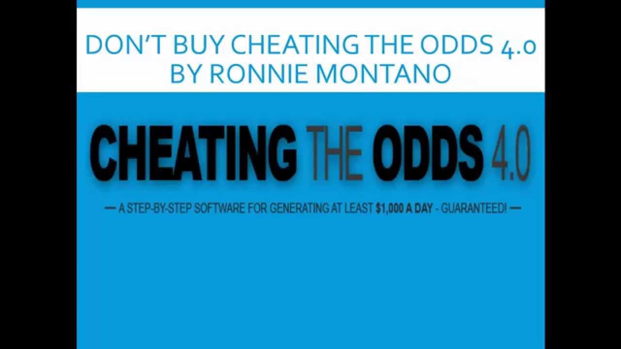 DON&rsquo;T BUY Cheating The Odds 4.0 by Ronnie Montano - Cheating The Odds 4.0 VIDEO REVIEW
