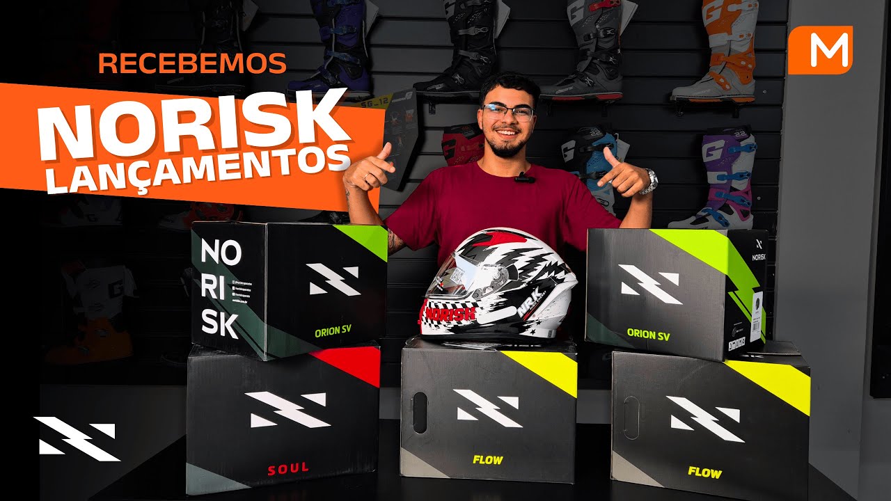 Capacetes Norisk: Por que a marca é a MAIS escolhida do Brasil?