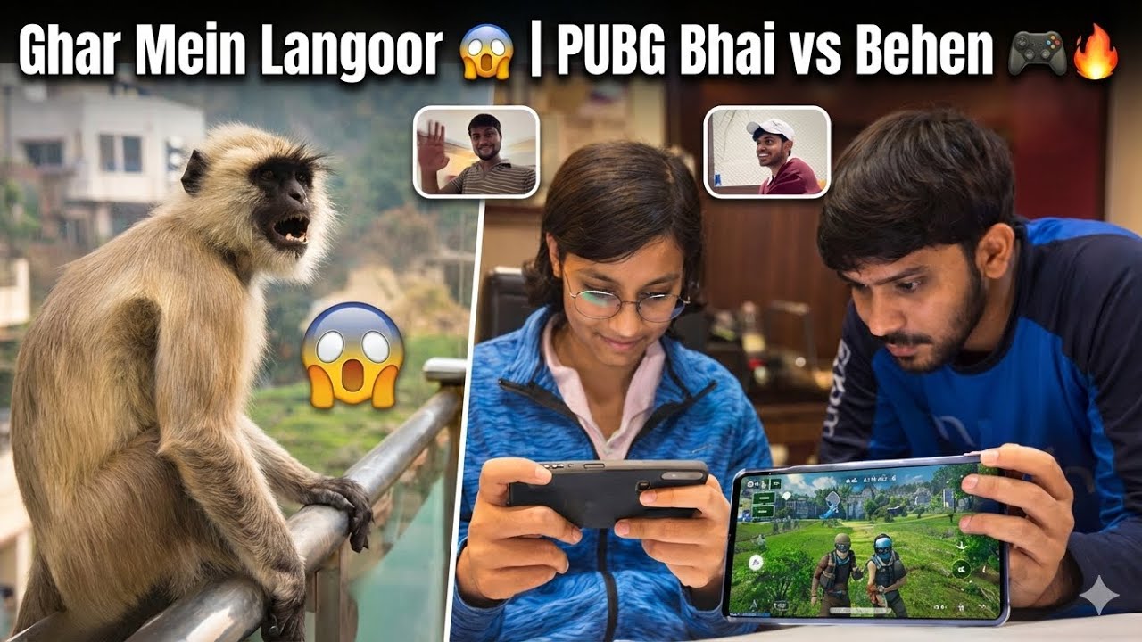 Ghar Mein Langoor Aa Gaya 😱 | 3 Months After Kidney Transplant ❤️ | PUBG Masti 🎮
