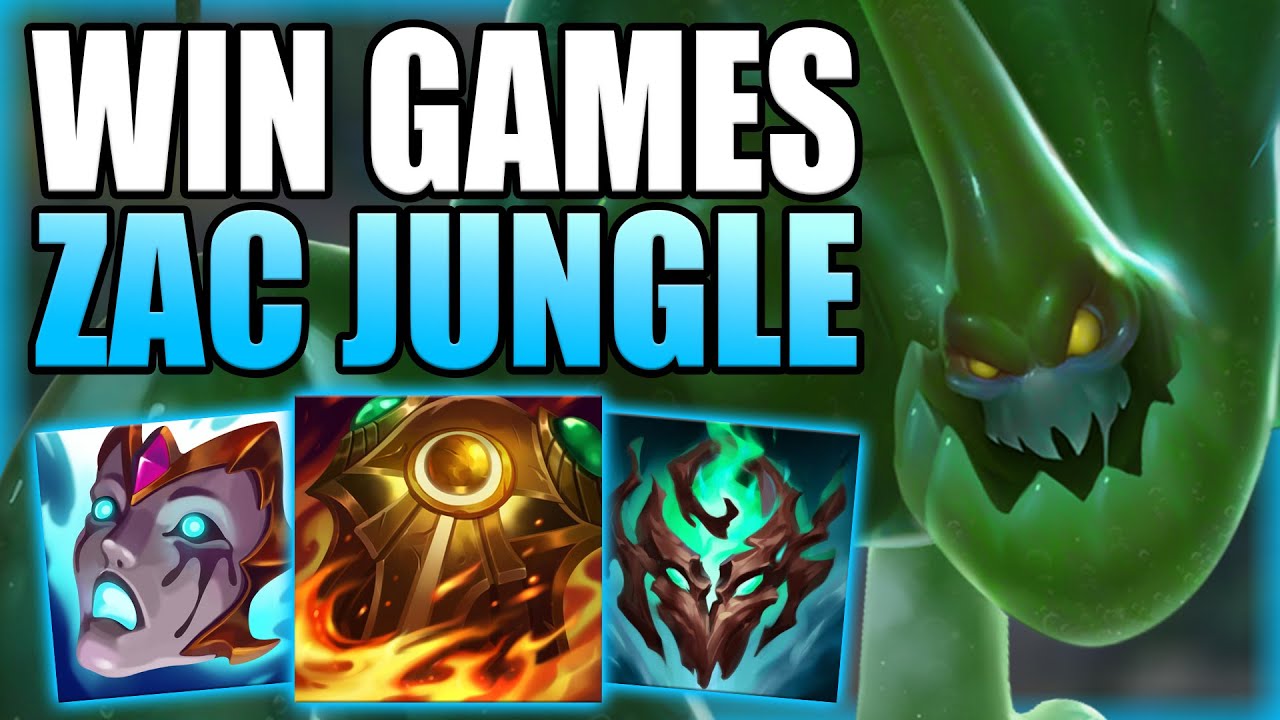 HOW TO WIN GAMES WITH THE BEST SOLO Q TANK JUNGLER ZAC! - Gameplay Guide League of Legends
