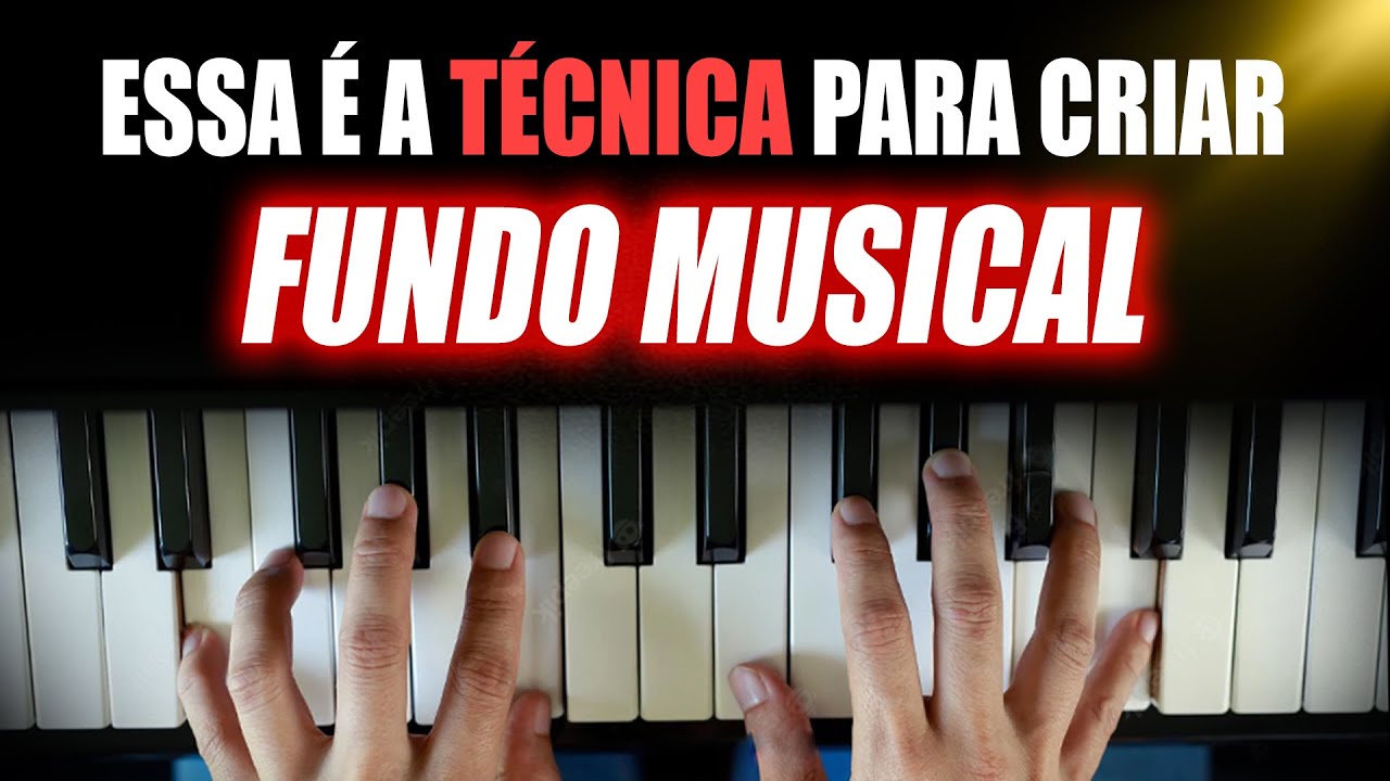 Aprenda essa TÉCNICA simples e crie qualquer fundo musical no teclado (aula de teclado)