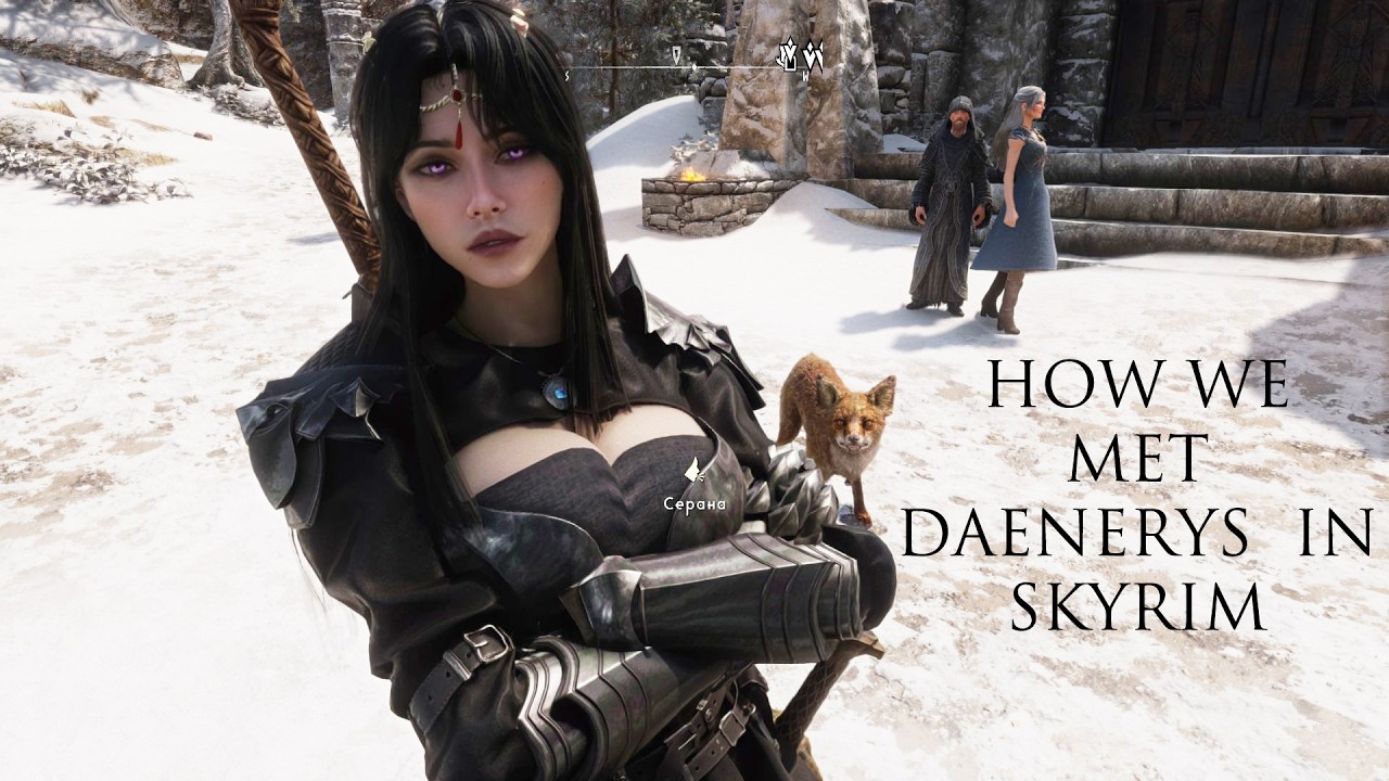 Skyrim 2026 DLSS5  ~ 4000 mods  and Skyrimnet characters