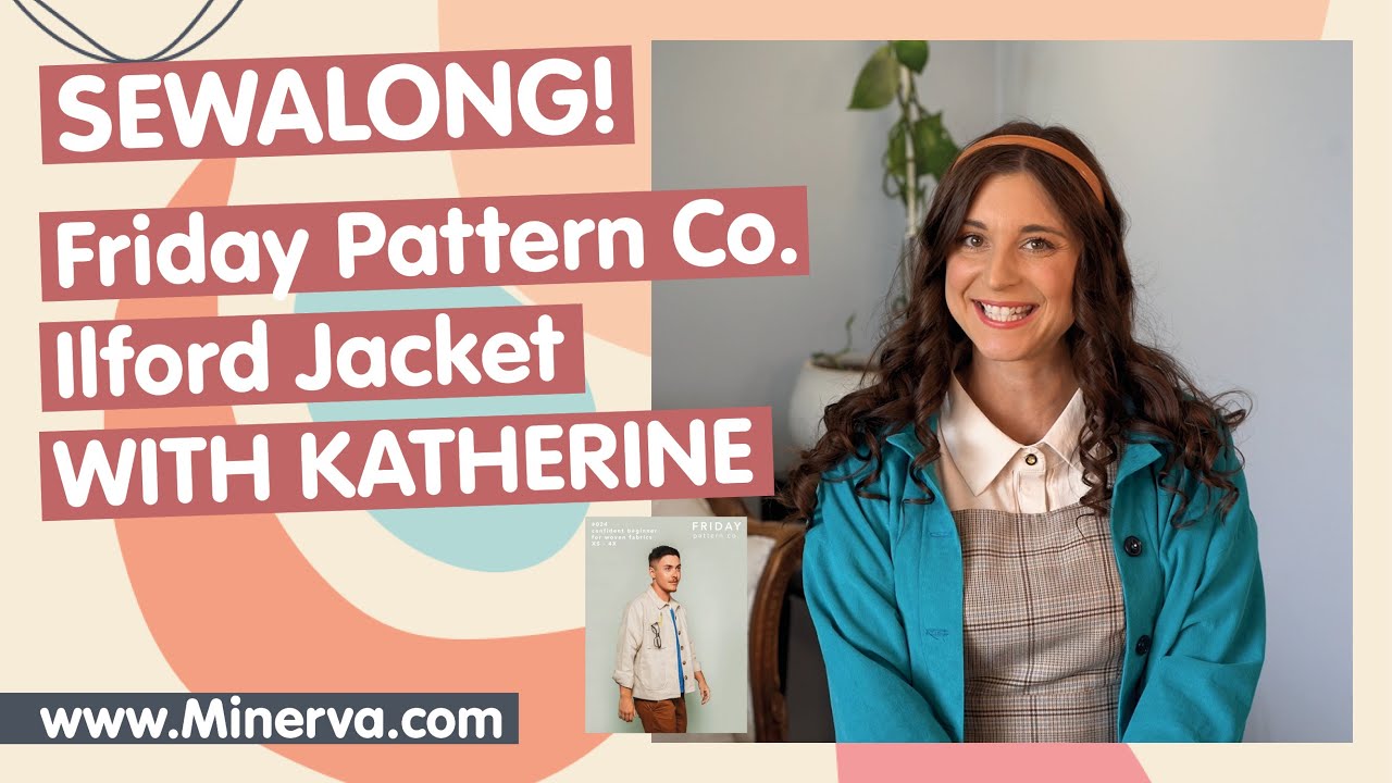 Куртка Ilford от компании Friday Pattern Company, выполненная по технологии Minerva Sew-Along