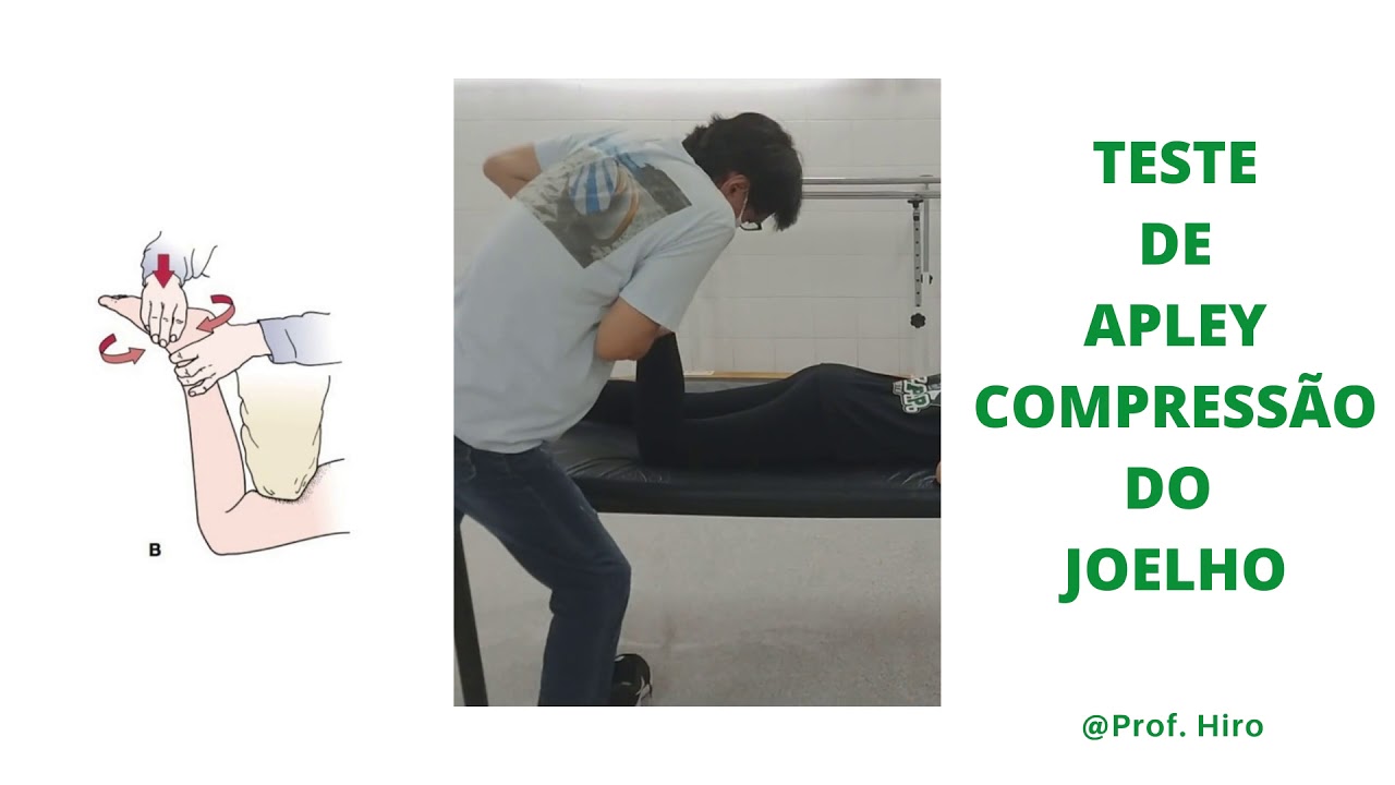 TESTE DE APLEY COMPRESSÃO DO JOELHO