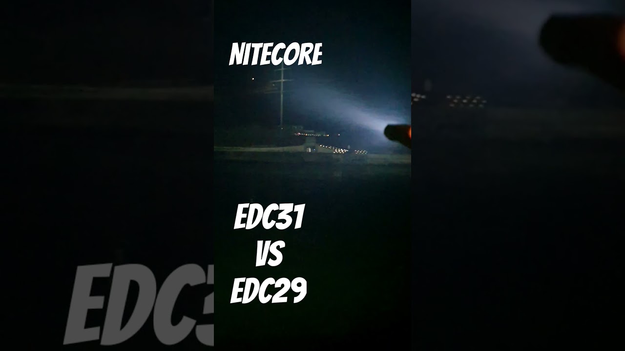Nitecore EDC31 VS EDC29 - comparison