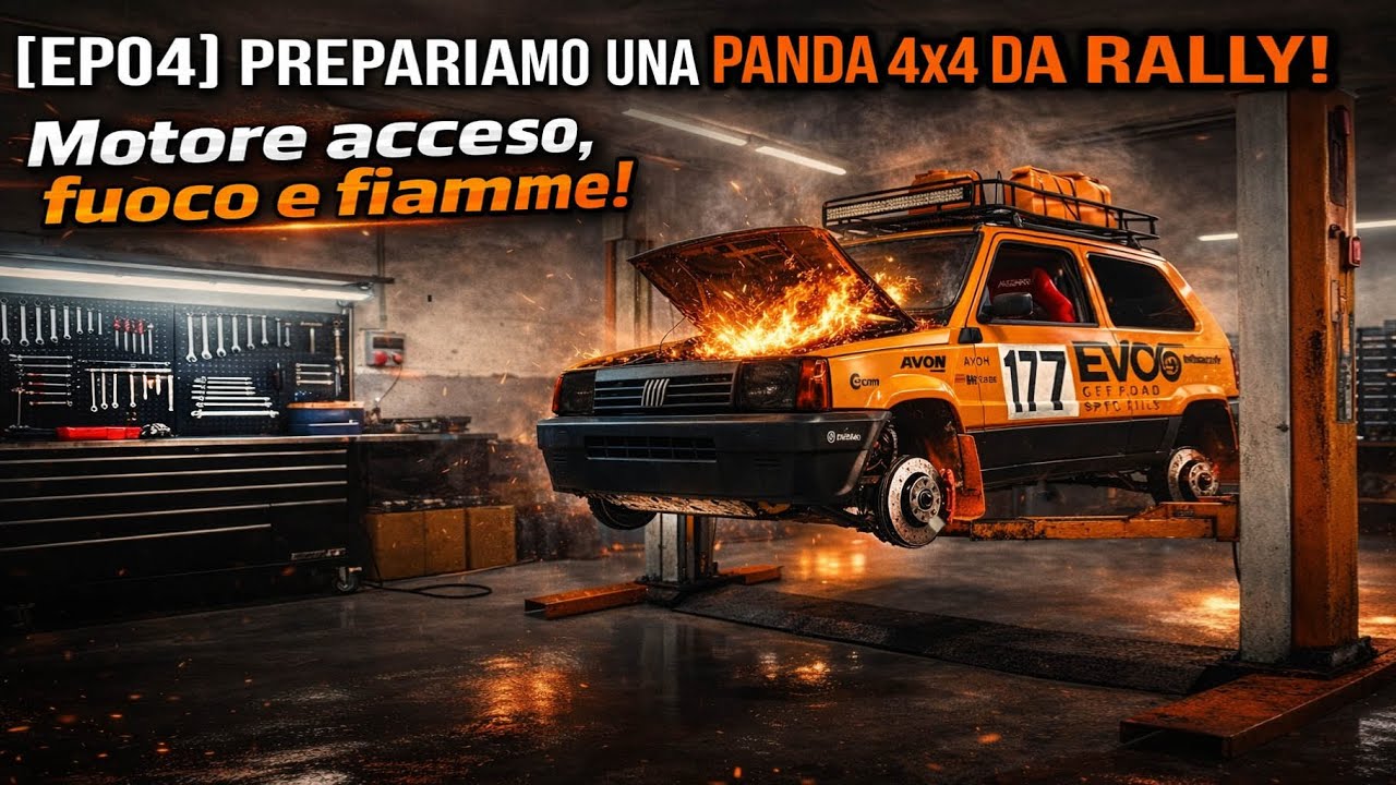 [EP04] ACCENDIAMO IL MOTORE ALLA PANDA 4x4 da RALLY - Team Evo 4x4