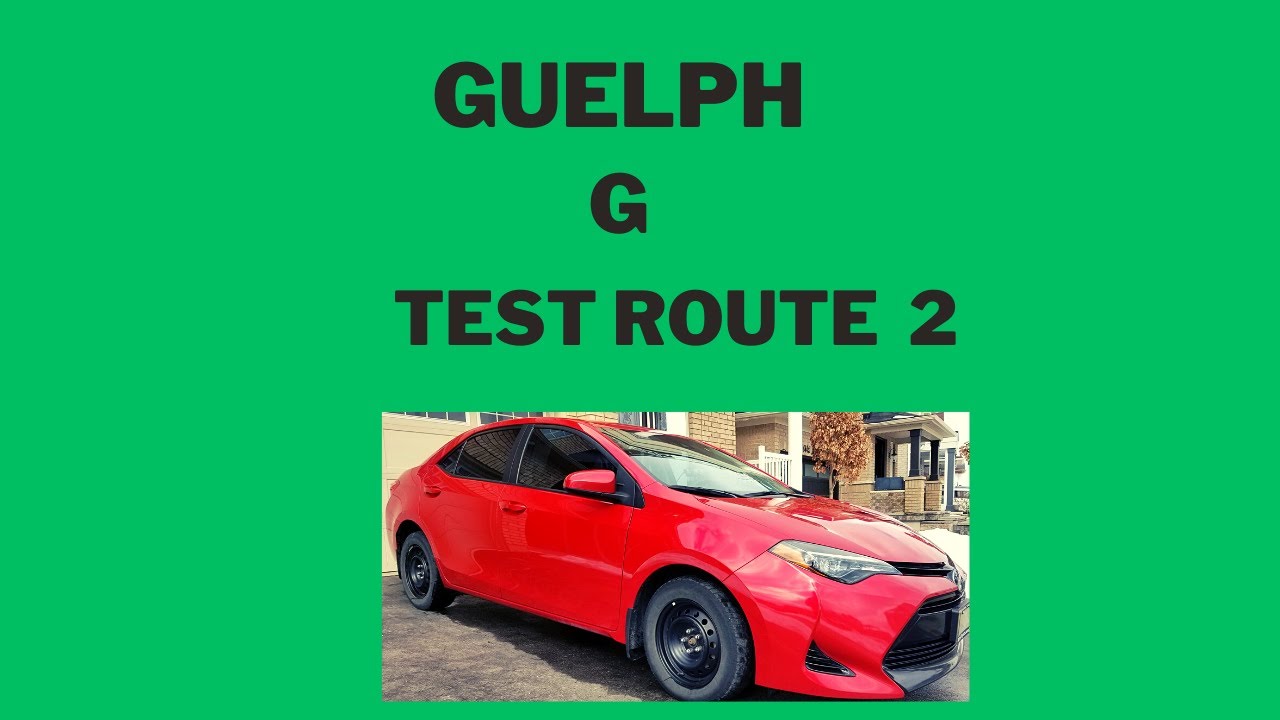 Guelph G Test Route 2 (Mock Test)