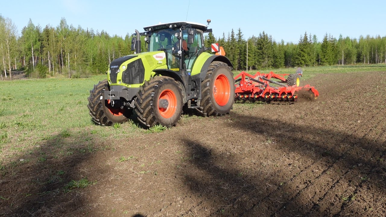 Testi Claas ja Väderstadin työjälkeä